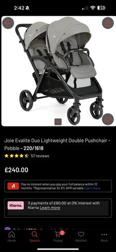 Joie evalite duo - joie, stroller